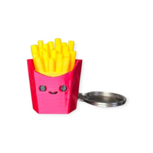 French Fries Buddy Clicker Keychain