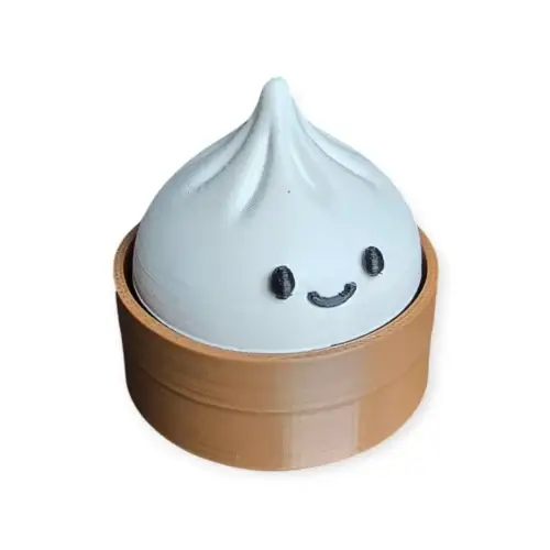 Happy Dumpling Clicker Keychain