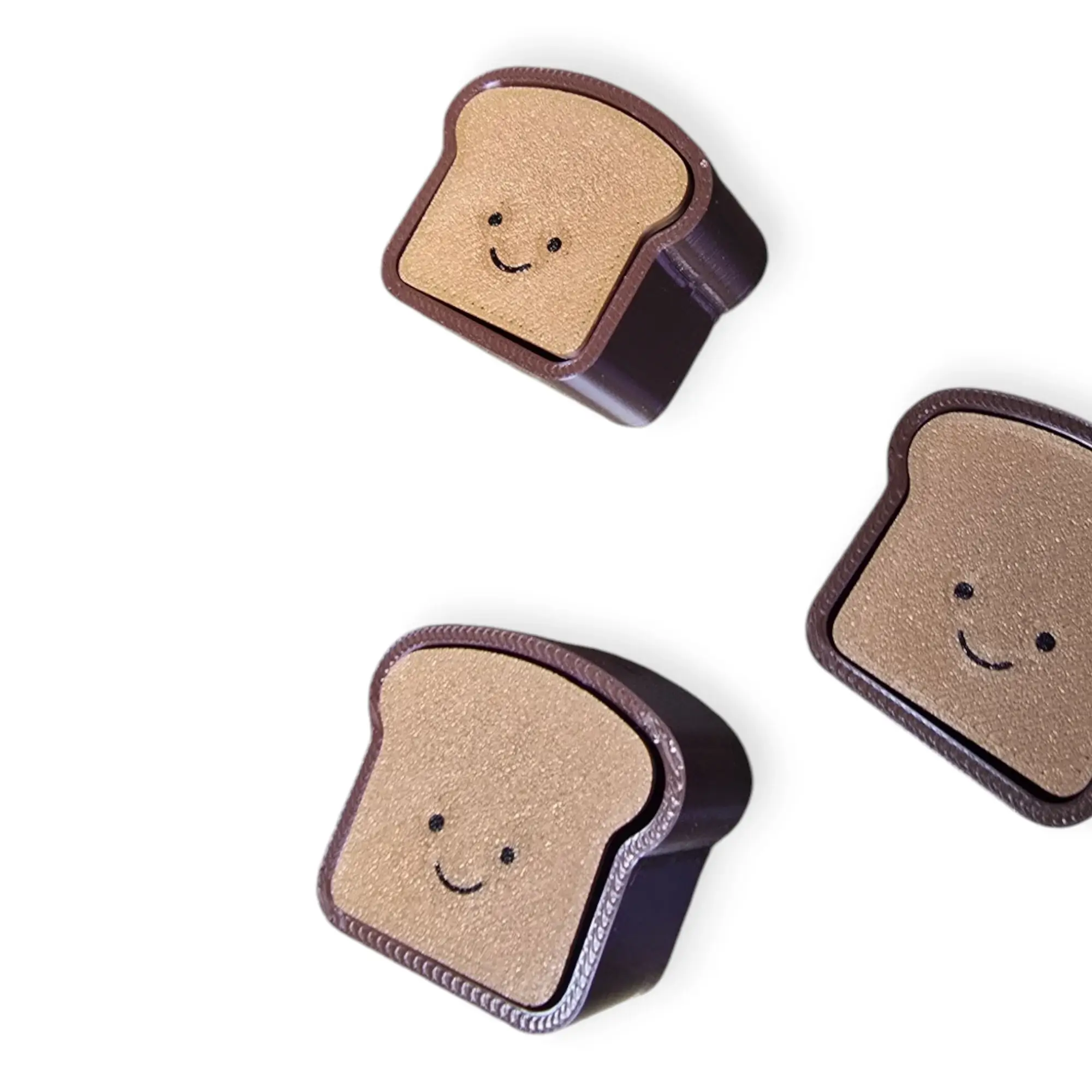 Toasty Clicker Fidget Keychain - Image 3