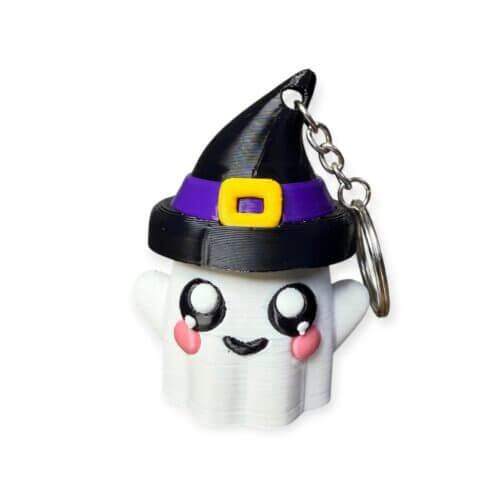 Spooky Friend Clicker Fidget Keychain