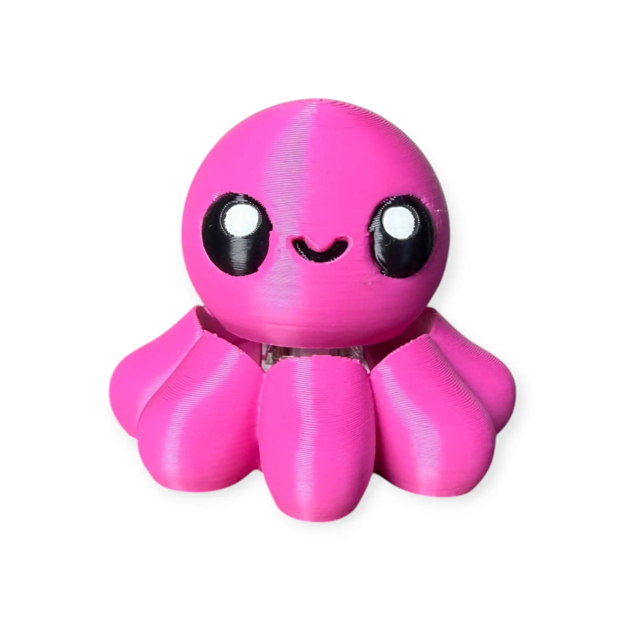Pink Octopus Clicker Keychain